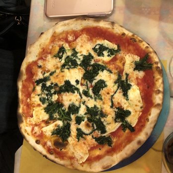 Pizzeria All'antico Tempio - Spinach and brie cheese pizza - Pizza Near Me - Sacile, UD