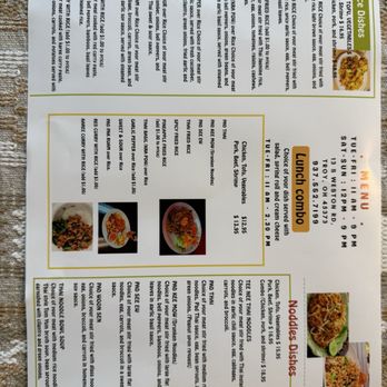 Tee Nee Thai - Menu - Thai Near Me - Troy, Ohio