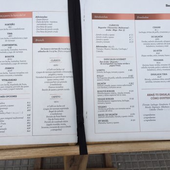 Bogotá - Menu - Cafeteria Near Me - Buenos Aires, C Bogotá - Menu - Cafeteria Near Me - Buenos Aires, C