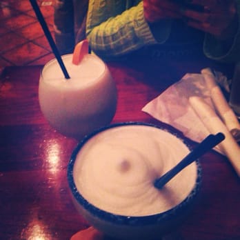 Garcia's Restaurant - Piña colada & Gold margarita. Yum. - Mexican Near Me - Chicago, Illinois