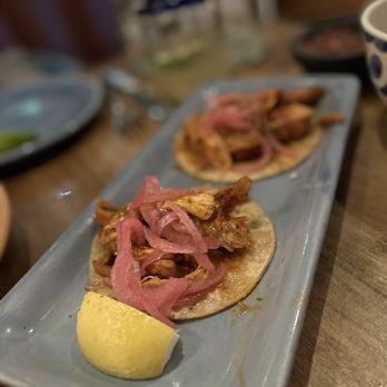 Cocina Hermanas - Pollo Tinga Tacos (Marinated Chicken Tacos) - Mexican Near Me - Danville, California Cocina Hermanas - Pollo Tinga Tacos (Marinated Chicken Tacos) - Mexican Near Me - Danville, California