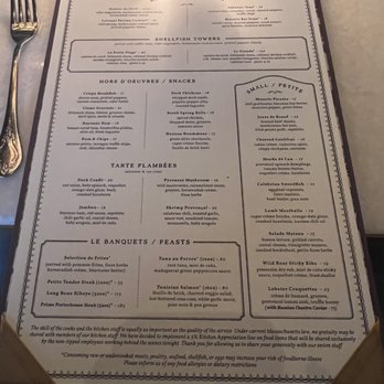 Coquette - Menu - Breakfast & Brunch Near Me - Boston, Massachusetts
