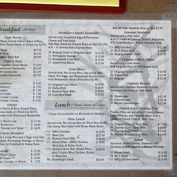 Button Up Cafe - Menu - Breakfast & Brunch Near Me - Pearl City, Hawaii Button Up Cafe - Menu - Breakfast & Brunch Near Me - Pearl City, Hawaii
