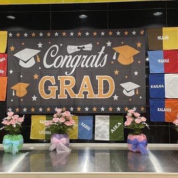McDonald's - MCDONALDS WALL ACKNOWLEDGING ALL OUBLIC HIGH SCHOOLS FOR GRADUATION SEASON - Fast Food Near Me - Honolulu, Hawaii