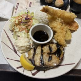 I had the lunch special!! Miso Butterfish with shrimp tempura!!! I had the lunch special!! Miso Butterfish with shrimp tempura!!!