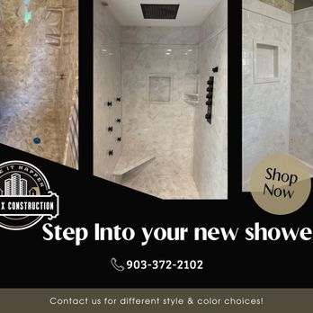 JonLexx Construction - We install marble showers. - General Contractors Near Me