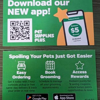 Pet Supplies Plus East Virginia Beach - This is info about their new app.  Photo taken December 21, 2025. - Pet Groomers Near Me - Virginia Beach, Virginia