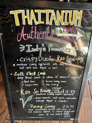 Menu photo 1 Thaitanium Indianapolis, IN Menu photo 1 Thaitanium Indianapolis, IN