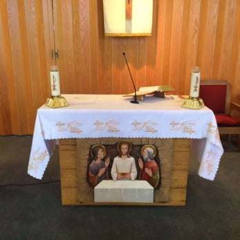 Saint Coleman Catholic Church - The Alter in the Chapel - Churches Near Me - Pompano Beach, Florida