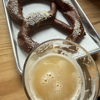 Simple Motive Brewing - Pretzel and a beer - Breweries Near Me - Yonkers, New York