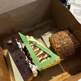 PB praline, Key Lime Pie, Carrot Cake