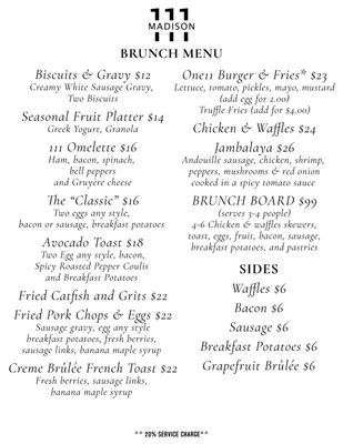 Menu photo 5 One11Madison Memphis, TN