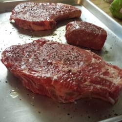 Forks Ranch Market - Bone in ribeyes and filet mignon