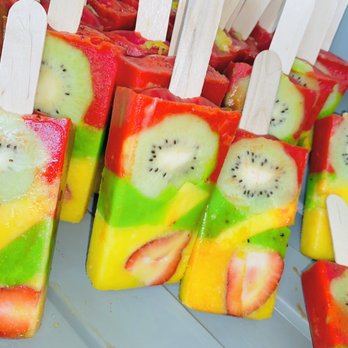 Paleteria La Fuente - Fruit Popsicle Strawberry Kiwi and Mango - Ice Cream & Frozen Yogurt Near Me - Wichita, Kansas Paleteria La Fuente - Fruit Popsicle Strawberry Kiwi and Mango - Ice Cream & Frozen Yogurt Near Me - Wichita, Kansas