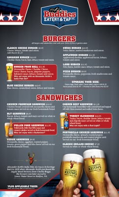 Menu photo 3 Buddies Eatery & Tap Windsor, ON