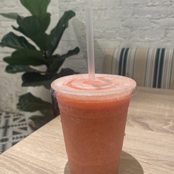 Carrot Express - Strawberry Passion Smoothie ($8.95+) - Salad Near Me - New York, New York Carrot Express - Strawberry Passion Smoothie ($8.95+) - Salad Near Me - New York, New York