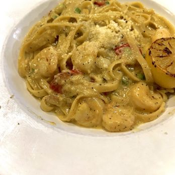 Gators Dockside - Seafood Pasta, a bit salty and oily but the seafood was good and the pasta was cooked well. - Seafood Near Me - Orlando, Florida