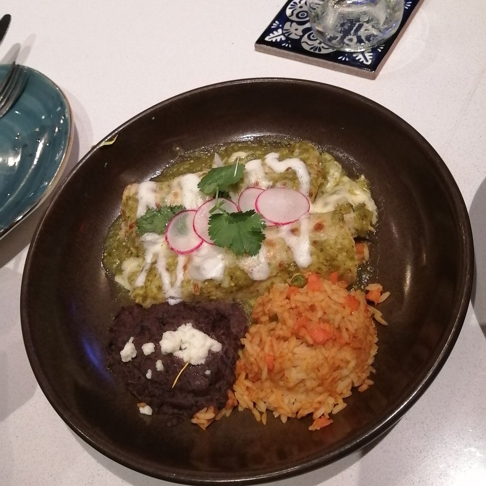 Urbe - Chicken enchilada - Mexican Near Me - Houston, Texas Urbe - Chicken enchilada - Mexican Near Me - Houston, Texas