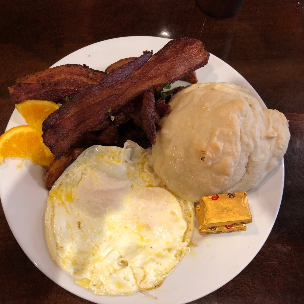 Backwater - Southern Breakfast - eggs, bacon, biscuit ... yummy!!! - Breakfast & Brunch Near Me - Melbourne, Florida Backwater - Southern Breakfast - eggs, bacon, biscuit ... yummy!!! - Breakfast & Brunch Near Me - Melbourne, Florida