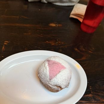 Brenda's Meat & Three - Lez-beignet - dark chocolate and cherry filling - Breakfast & Brunch Near Me - San Francisco, California Brenda's Meat & Three - Lez-beignet - dark chocolate and cherry filling - Breakfast & Brunch Near Me - San Francisco, California