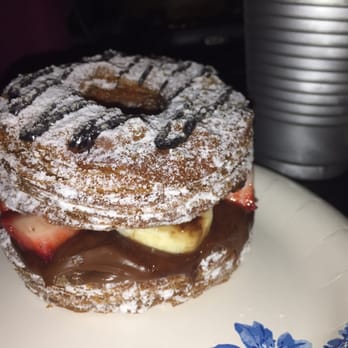 Friendly Donuts - Strawberry banana Cronut - Donuts Near Me - Orange, California Friendly Donuts - Strawberry banana Cronut - Donuts Near Me - Orange, California