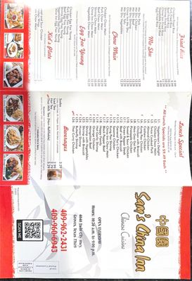 Menu photo 1 Sam’s China Inn Groves, TX Menu photo 1 Sam’s China Inn Groves, TX