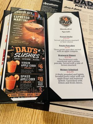 Menu photo 1 Dad's Pub & Grub Monroeville, PA