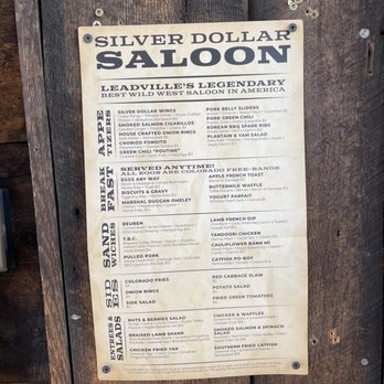 The Legendary Silver Dollar Saloon - Menu - Irish Pub Near Me - Leadville, Colorado The Legendary Silver Dollar Saloon - Menu - Irish Pub Near Me - Leadville, Colorado
