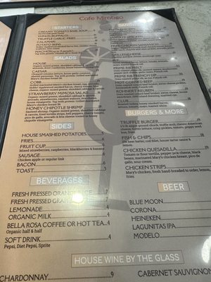 Menu photo 8 Cafe Mimosa Santa Rosa, CA