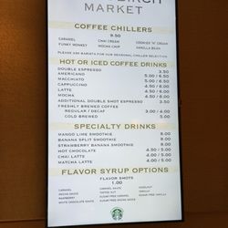 White Birch Market- Four Winds Casino - Menu