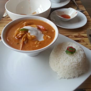 Thairiffic - Chicken Red Curry. Just the right amount of spice, fish sauce and lime leaves. - Thai Near Me - Glasgow, GLG Thairiffic - Chicken Red Curry. Just the right amount of spice, fish sauce and lime leaves. - Thai Near Me - Glasgow, GLG