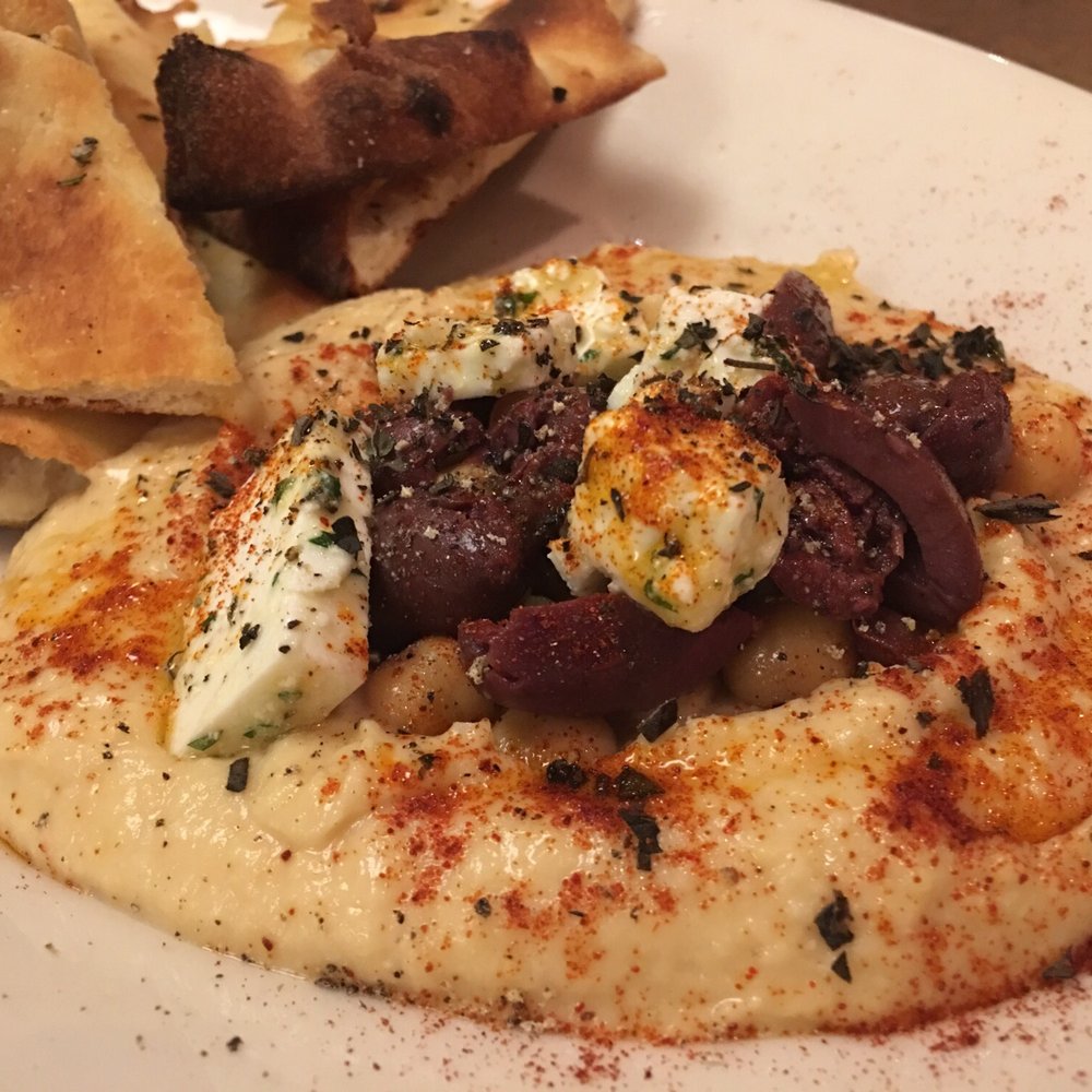 Cafe Bistro at Nordstrom - Hummus with freshly baked flat bread. - New American Near Me - Aventura, Florida Cafe Bistro at Nordstrom - Hummus with freshly baked flat bread. - New American Near Me - Aventura, Florida