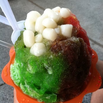 Mountain Magic Shave Ice - Lime and Cherry with mochi on top! - Shaved Ice Near Me - Waipahu, Hawaii Mountain Magic Shave Ice - Lime and Cherry with mochi on top! - Shaved Ice Near Me - Waipahu, Hawaii