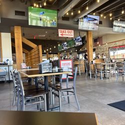 Riko's Pizza - Dining room.