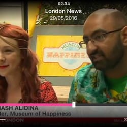 Museum of Happiness - On BBC news