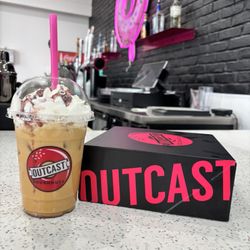 Outcast Doughnuts - You're My Blue Boy latte