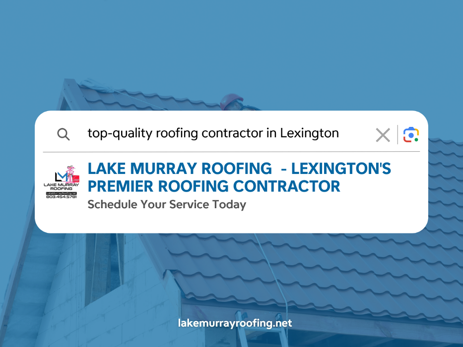 Slide of Lake Murray Roofing