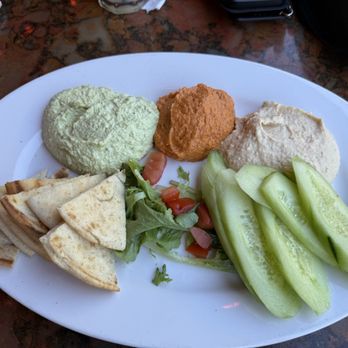 Panini Kabob Grill - Hummus Trio - Mediterranean Near Me - Long Beach, California Panini Kabob Grill - Hummus Trio - Mediterranean Near Me - Long Beach, California