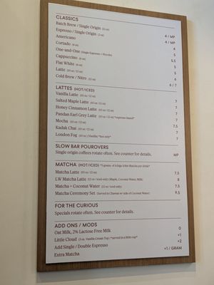 Menu photo 4 Little While San Diego, CA