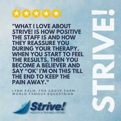 Strive Physical Therapy - Review - Testimonial