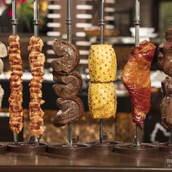 Rodizio Grill Brazilian Steakhouse Chattanooga Hamilton Place - Dinner Time offers an extensive variety of over 15 grilled meat options!
