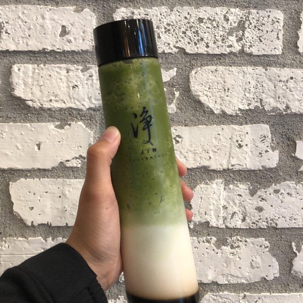 Jin Tea Shop - Matcha latte w/ brown sugar - Tea Rooms Near Me - Pasadena, California Jin Tea Shop - Matcha latte w/ brown sugar - Tea Rooms Near Me - Pasadena, California