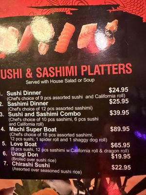 Menu photo 1 Machi Sushi Austin, TX