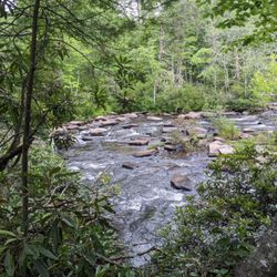 Triple Falls Trailhead - Dupont State Forest - Triple Falls Trailhead and Lookout