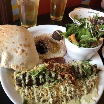 Falafel Shack - Sample Platter with Beef Kafta - Sandwiches Near Me - Chambersburg, Pennsylvania