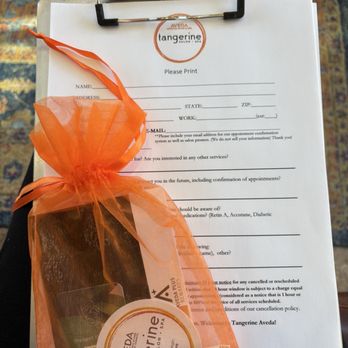 Tangerine Aveda Salon Spa - Free gift with lovely lotion - Hair Salons Near Me - Reno, Nevada