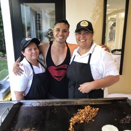 Our awesome servers, Olivia and MARIA with our guest Carlos!