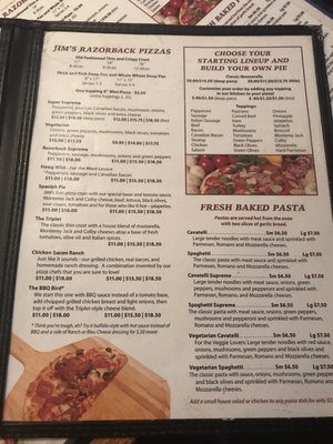Menu photo 2 Jim's Razorback Pizza Maumelle, AR Menu photo 2 Jim's Razorback Pizza Maumelle, AR