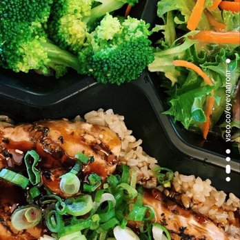 WaBa Grill - Salmon Plate - Fast Food Near Me - Maywood, California WaBa Grill - Salmon Plate - Fast Food Near Me - Maywood, California
