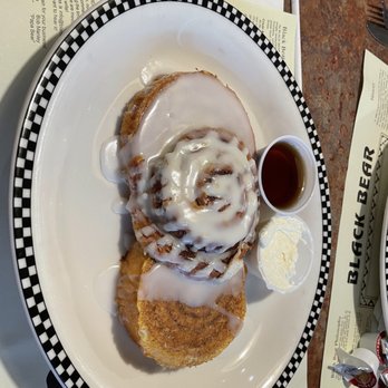 Black Bear Diner Washington - Cinnamon Bun. So sweet and warm. Omg perfect if you have a sweet tooth Cinnamon Roll French Toast* (1460 cals.) - Diners Near Me - Washington, Utah Black Bear Diner Washington - Cinnamon Bun. So sweet and warm. Omg perfect if you have a sweet tooth Cinnamon Roll French Toast* (1460 cals.) - Diners Near Me - Washington, Utah